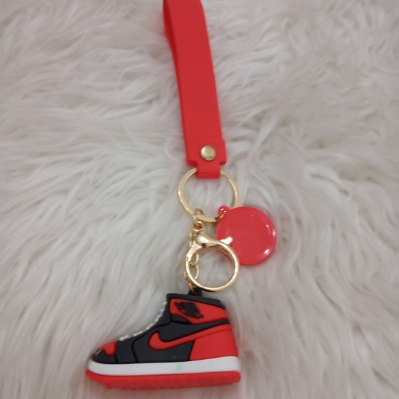 Nike Air Jordan Red & Black Keychain. - Picture 3 of 3